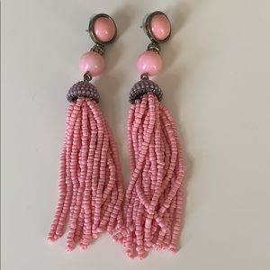 BaubleBar Artemis Beaded Tassle Drop Earrings